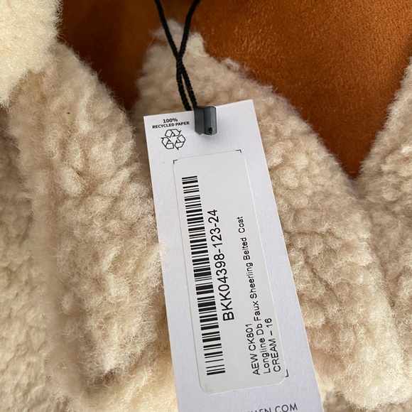 Karen Millen Cream and Tan Trench Coat - Picture 2 of 10